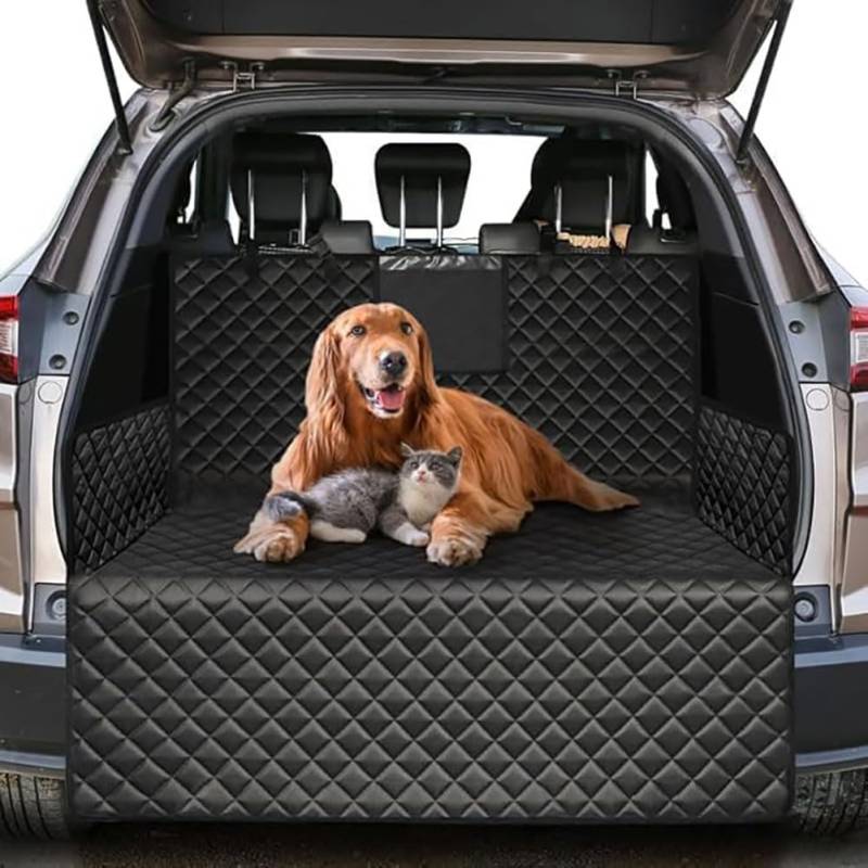 OIJNMHYB Hund Auto Kofferraum Schutzmatte für Hyundai Solaris Matrix IX20 IX25 IX35, rutschfeste Waschbare Kofferraumschutz Innere Zubehör,B von OIJNMHYB