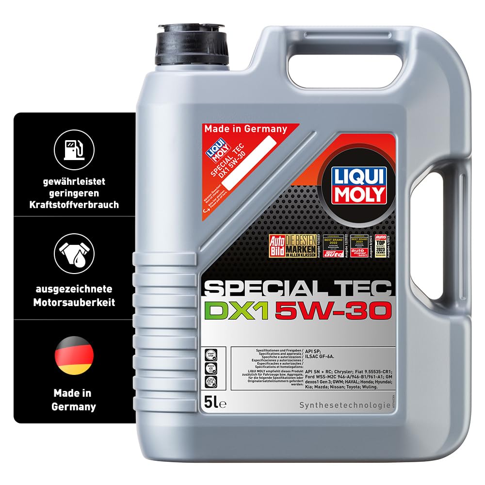 LIQUI MOLY Special Tec DX1 5W-30 | 5 L | Synthesetechnologie Motoröl | Art.-Nr.: 3766 von Liqui Moly