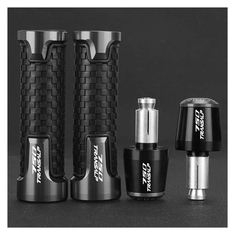 Aggressives Profilmuster Für Transalp XL750 XL 750 2021 2022 2023 2024 2025 Motorrad 22MM Lenker Grip End Griff Bar Griffe(Grey black set) von OJNHSFVPO