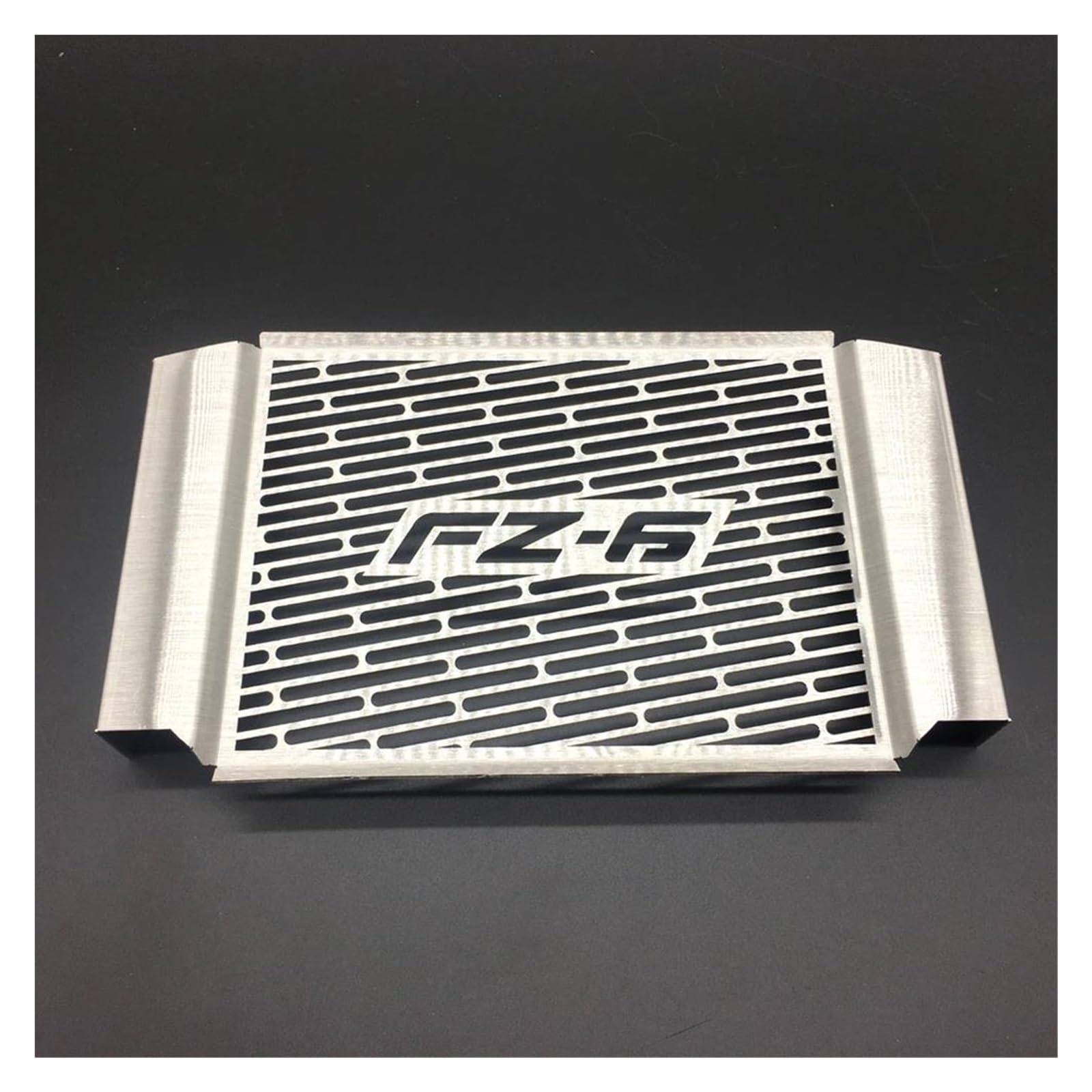 Motorrad Kühlerschutz Edelstahl Motorrad Kühlergrill Grille Schutz Abdeckung Fit Für Yamaha FZ6R 2009-2018(Silver) von OJNHSFVPO