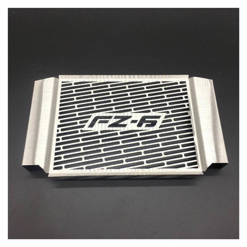 Motorrad Kühlerschutz Edelstahl Motorrad Kühlergrill Grille Schutz Abdeckung Fit Für Yamaha FZ6R 2009-2018(Silver) von OJNHSFVPO