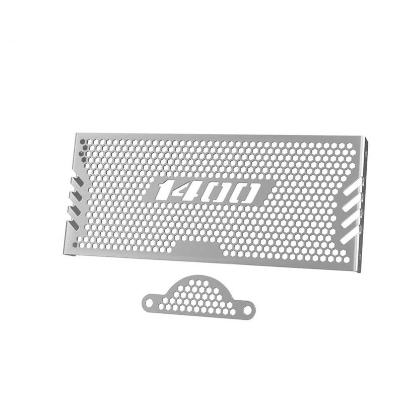 Motorrad Kühlerschutz Motorrad CNC Kühlergrill Wache Lüfter Abdeckung Schutz Grill Für Suzuki GSX1400 GSX 1400 2002-2003-2004-2005-2006-2007(Silver,Mesh) von OJNHSFVPO