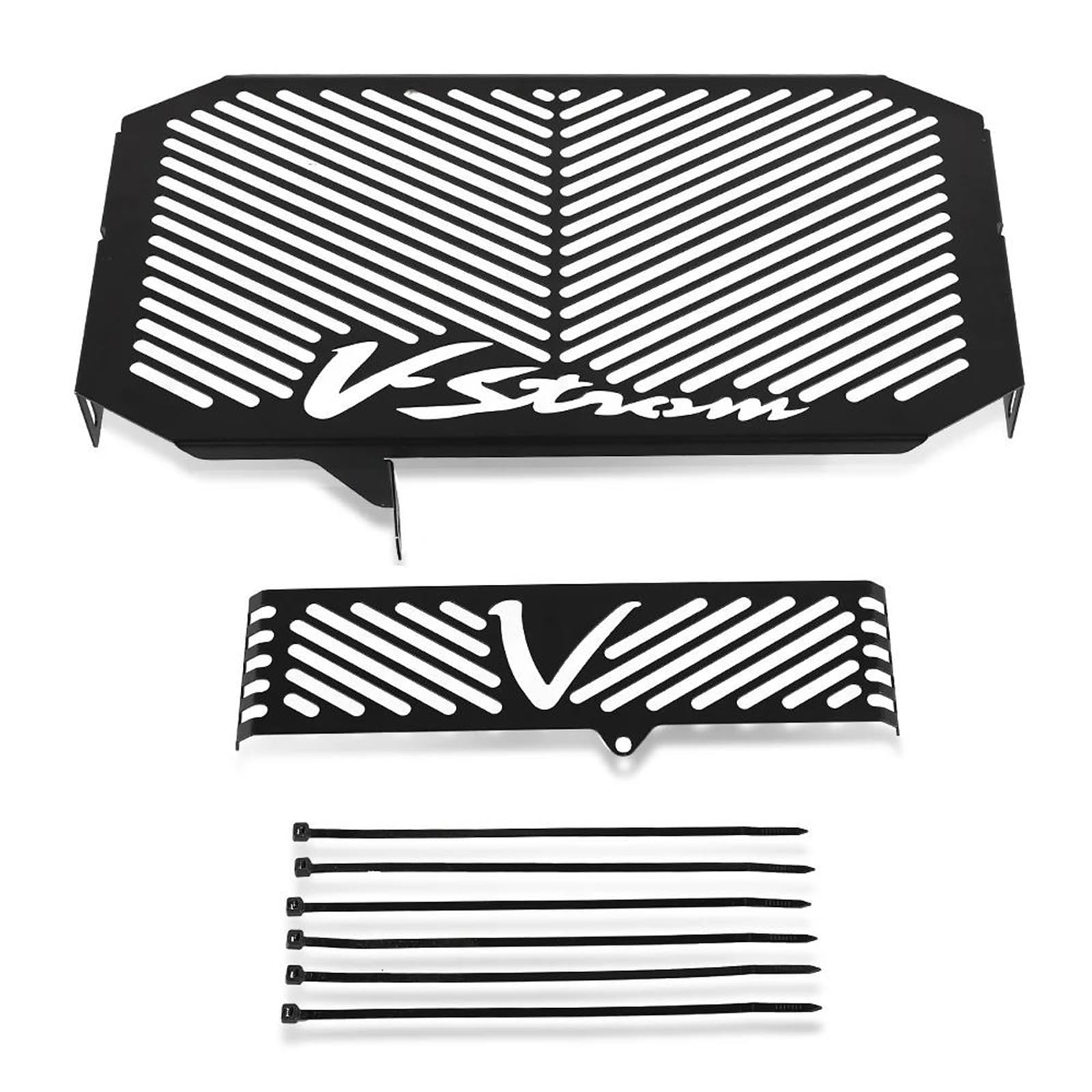 Motorrad Kühlerschutz Motorrad Kühlergrill Wache Cover Schutz Für Suzuki V-Strom DL650 Für Vstrom DL 650 2004 2005 2006 2007 2008 2009 2010 2011(Grille) von OJNHSFVPO