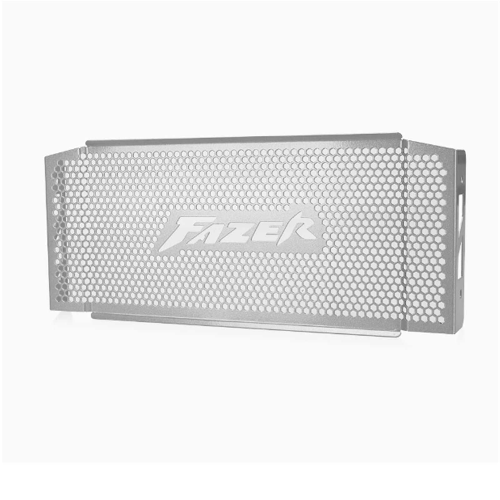 Motorrad Kühlerschutz Motorrad Kühlergrill Wache Cover Schutz Für Yamaha Fazer S FZS600 1998-1999-2000-2001-2002-2003-2004(Silver Grille) von OJNHSFVPO