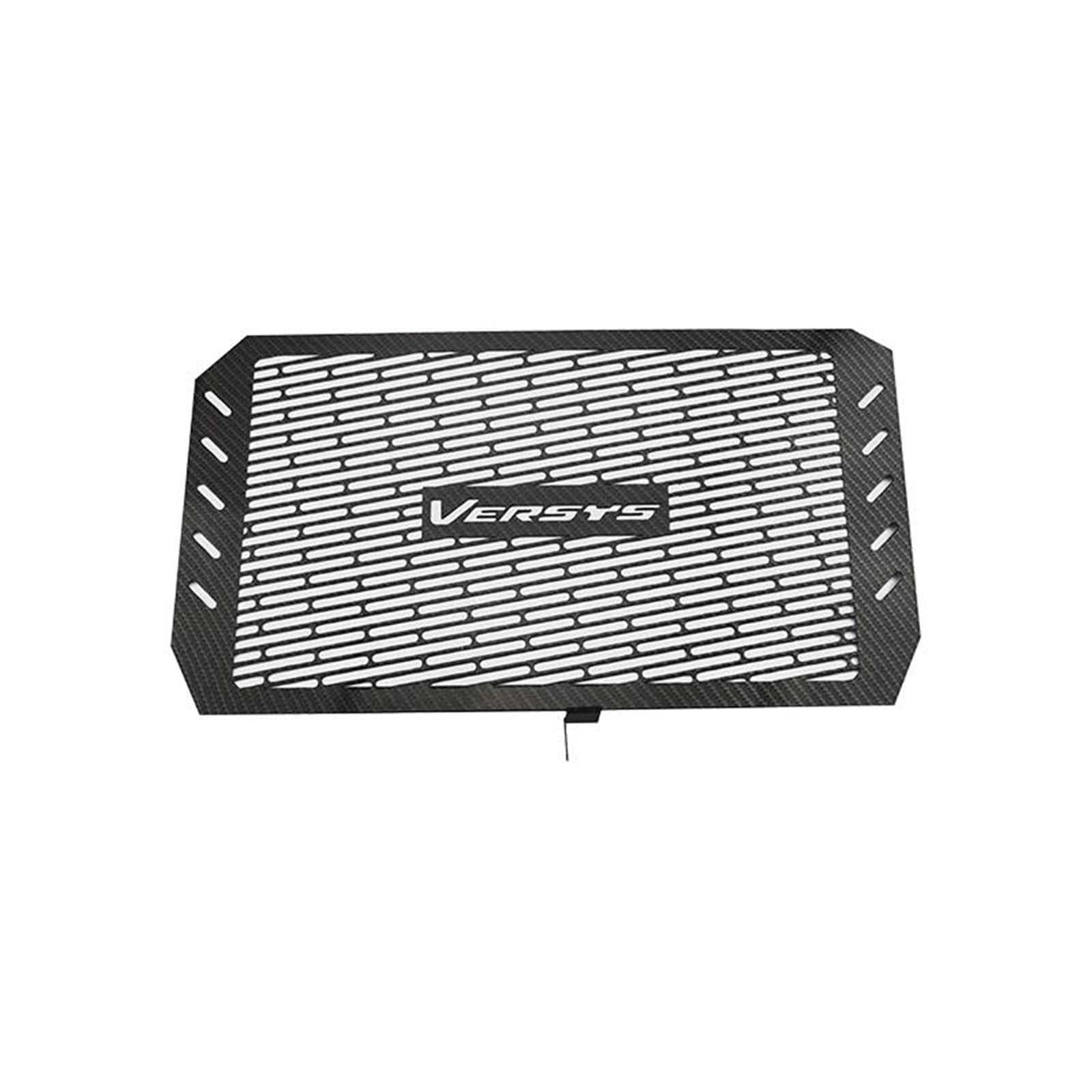 Motorrad Kühlerschutz Motorrad Schutz Abdeckung Schutz Wasser Tank Net Abdeckung Kühlergrill Edelstahl Für Kawasaki Versys 1000 2012-2018(Carbon Fiber Color) von OJNHSFVPO