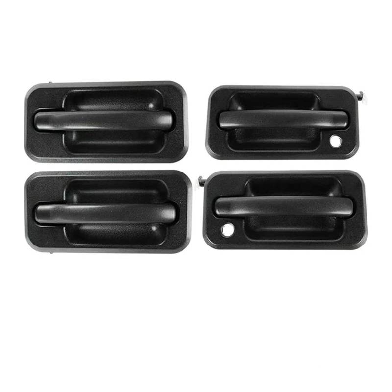 Auto Linkslenker Außentürgriff Für Hummer H2 2003–2009, Türgriffschutz 15104792, 10360326, Außentürgriff-Set 131609870457 Exterieur Auto Türgriff(4-Pack) von OJTEMHBH