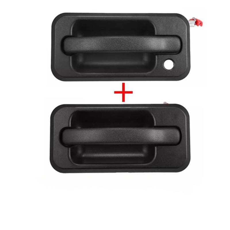 Auto Linkslenker Außentürgriff Für Hummer H2 2003–2009, Türgriffschutz 15104792, 10360326, Außentürgriff-Set 131609870457 Exterieur Auto Türgriff(A Pair on The Right) von OJTEMHBH