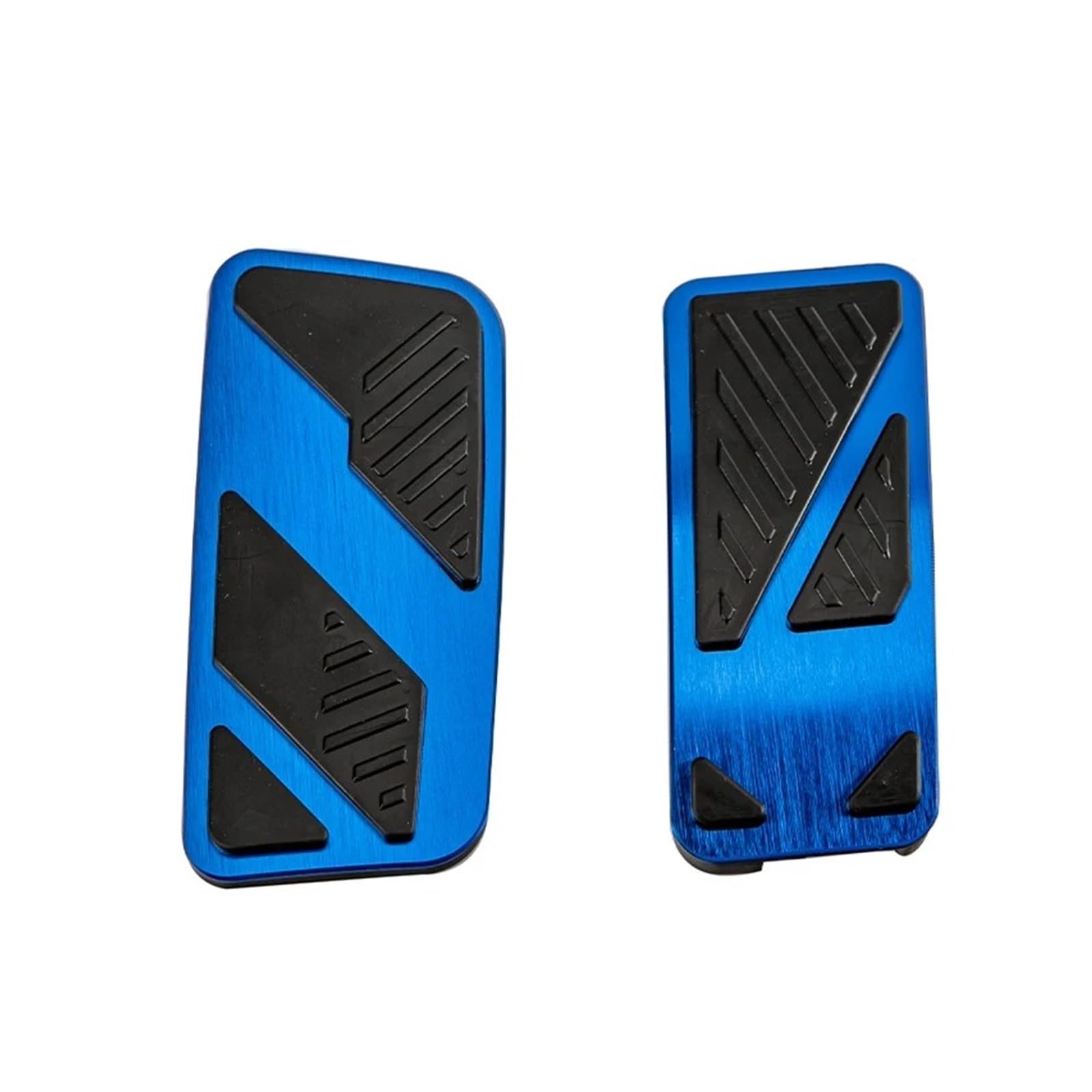 Auto Pedal Pad Kit Für Ford Für Ranger T9 2023 2024 Aluminium Legierung Fuß Pedal Gas Kraftstoff Bremspedal Pedal Abdeckung Alternative Installation Pedalbelag Gummi(Blau) von OJTEMHBH