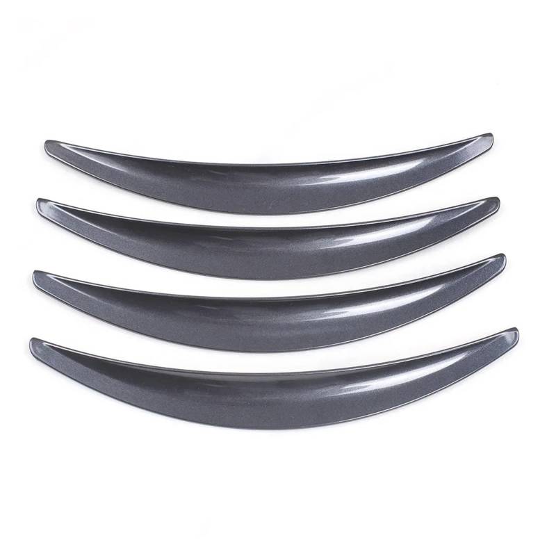 Auto Schmutzfänger Für Tesla Für Modell 3 2017 2018 2019 2020 2021 4 Teile Satz Auto Rad Augenbraue Arch Trim Seite Fender Für Streifen Außen Teile Splash Guards Kotflügel(Grau) von OJTEMHBH