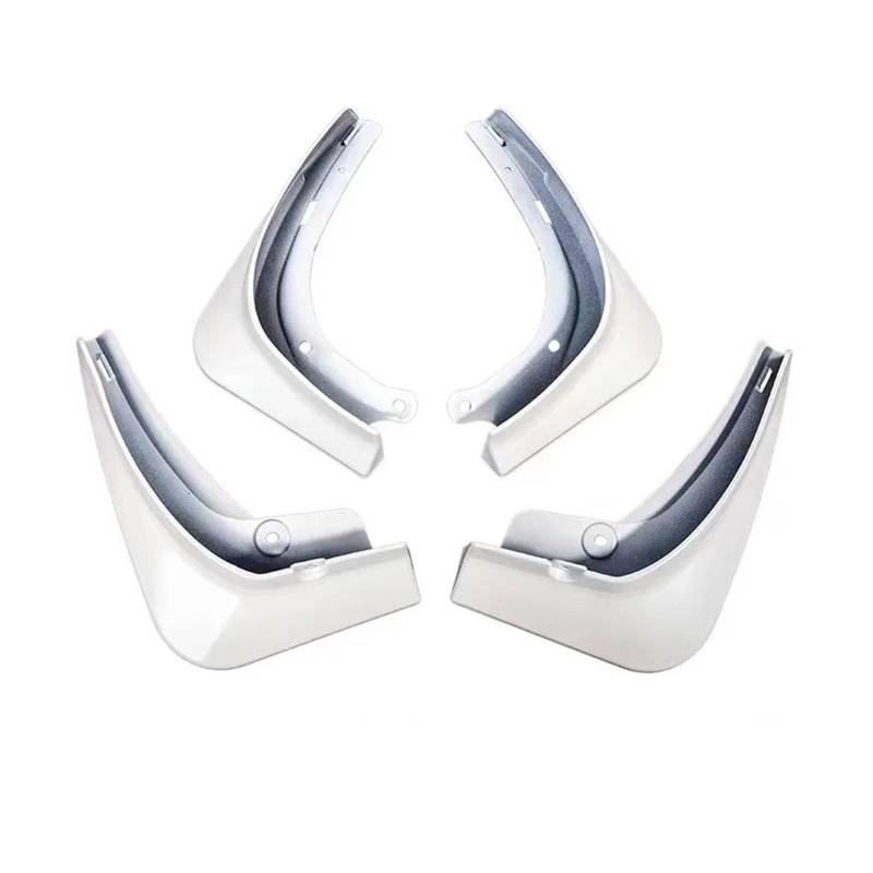 Auto Schmutzfänger Für Tesla Für Modell 3 Für Modell Für Y 2021 2022 4 Teile/Satz New Energy Car Schmutzfänger Kotflügel Spritzschutz Kotflügel Mattschwarz Kohlefaser Splash Guards Kotflügel(White) von OJTEMHBH
