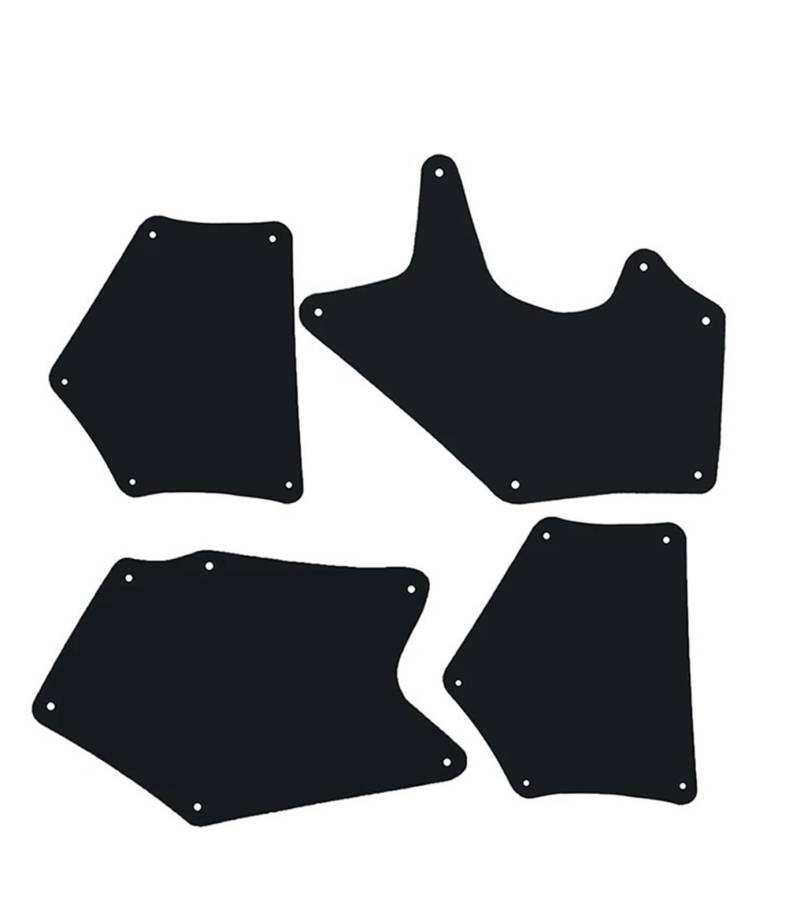 Auto Schmutzfänger Für Toyota Für Tundra Für XK50 Für Sequoia Für XK60 2007-2020 Schmutzfänger Spritzschutz Schmutzfänger Schildschürze Dichtungsverbreiterungen Gummi Splash Guards Kotflügel von OJTEMHBH