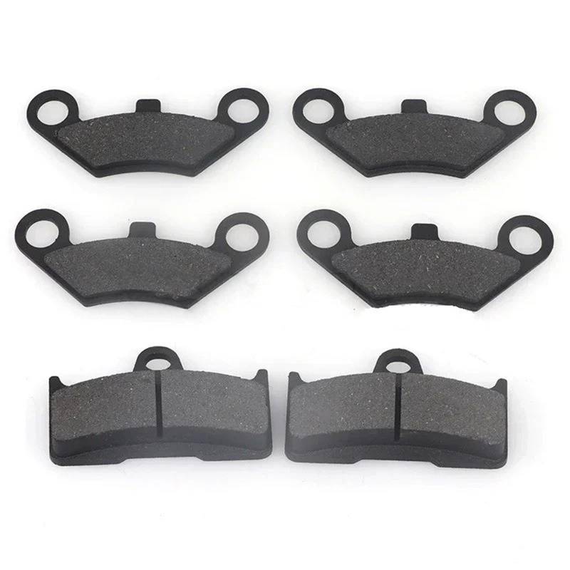 Bremsbeläge Motorrad Für CF Moto CF 500 600 Für X5 Für X6 X8 U5 ATV UTV Moto Teile Vorne Hinten Bremsbeläge Motorrad Fahrrad Disc Semi-metallic Scheibenbremsbelag(1 Set) von OJTEMHBH