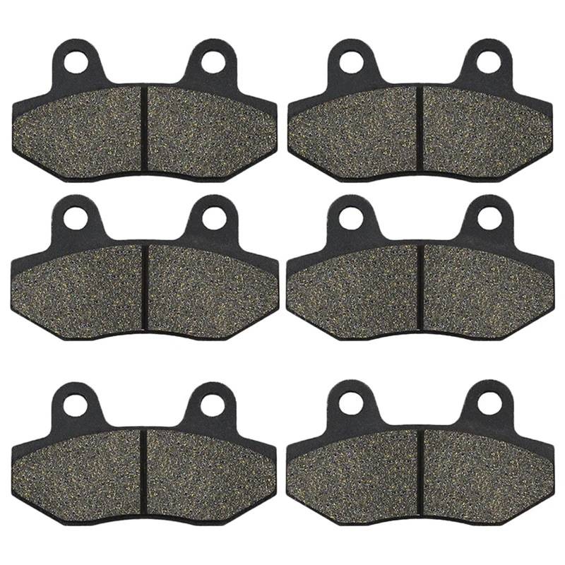 Bremsbeläge Motorrad Für Hyosung Comet GT125 GT250 Naked GT 125 250 GT 650 S GT650R Aquilla GV 650 700 Motorrad Vorne Oder Hinten Bremsbeläge Scheibenbremsbelag(3 Pairs) von OJTEMHBH