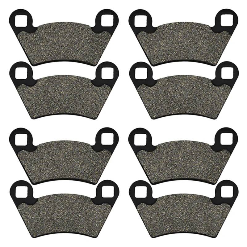 Bremsbeläge Motorrad Für Polaris Für Ranger 6x6 XP 700 EFI LE 325 ETX XP700 LE325 Motorrad Vorne Hinten Bremsbeläge Scheibenbremsbelag(4 Pairs) von OJTEMHBH