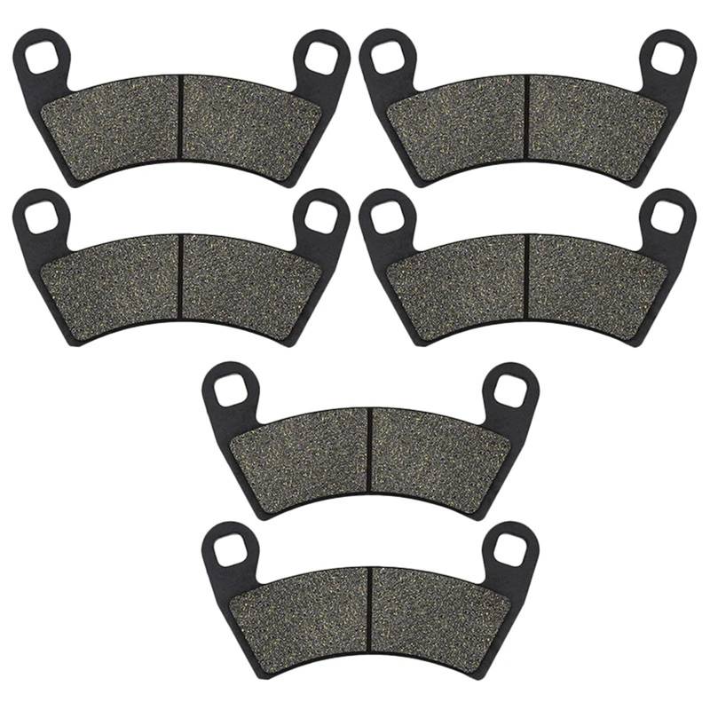 Bremsbeläge Motorrad Für Polaris Für Ranger Crew 700 800 2008-2015 RZR XP4 900 Diesel 12-14 XP 1000 EFI 2014-2019 Motorrad Vorne Hinten Bremsbeläge Scheibenbremsbelag(3pairs) von OJTEMHBH