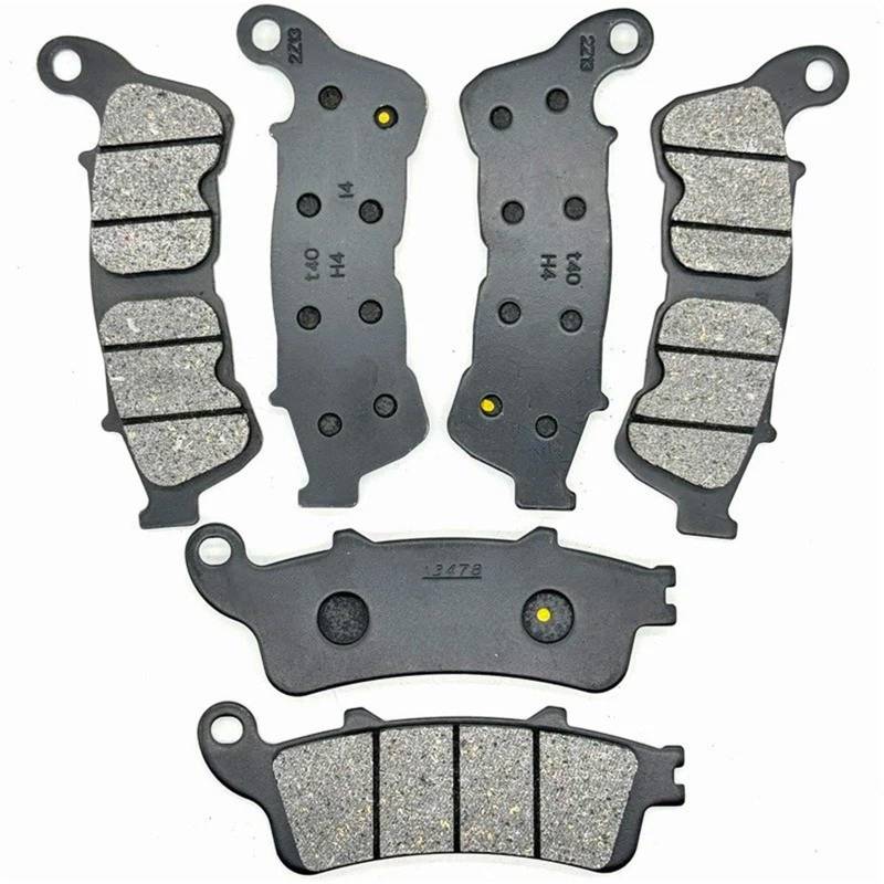 Bremsbeläge Motorrad Für ST1300A ABS Modell ST1300 ST1300P ST1300PA ST 1300 1300A 1300P 2008-2019 Motorrad Vorne Hinten Bremsbeläge Scheibenbremsbelag(Front Rear Pads) von OJTEMHBH