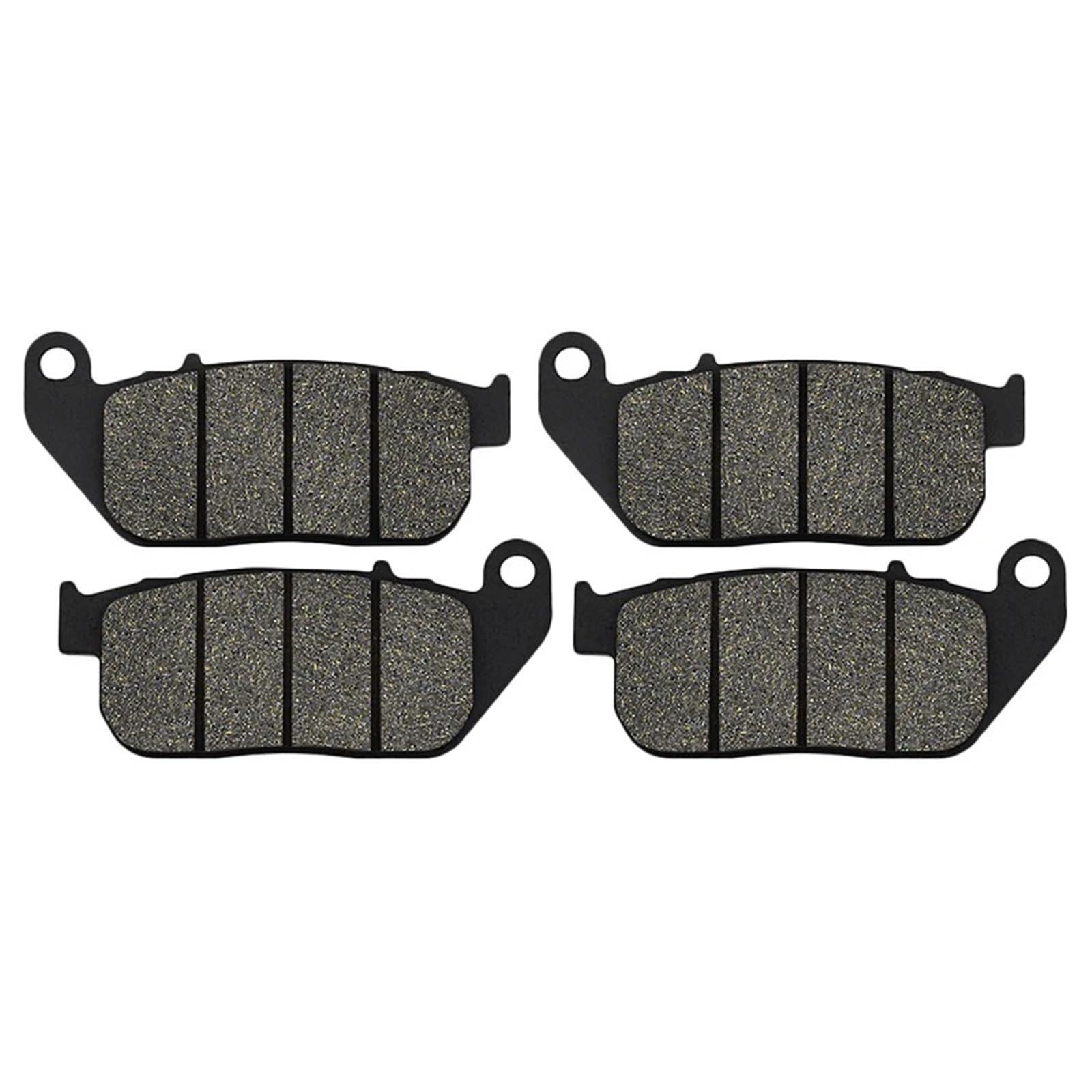 Bremsbeläge Motorrad Für XL883 Sportster XL883R XL 883 R Für Roadster XL1200 XL1200R XL 1200 R 2004-2014 Motorrad Vorne Hinten Bremsbeläge Scheibenbremsbelag(Front 2 Pairs) von OJTEMHBH