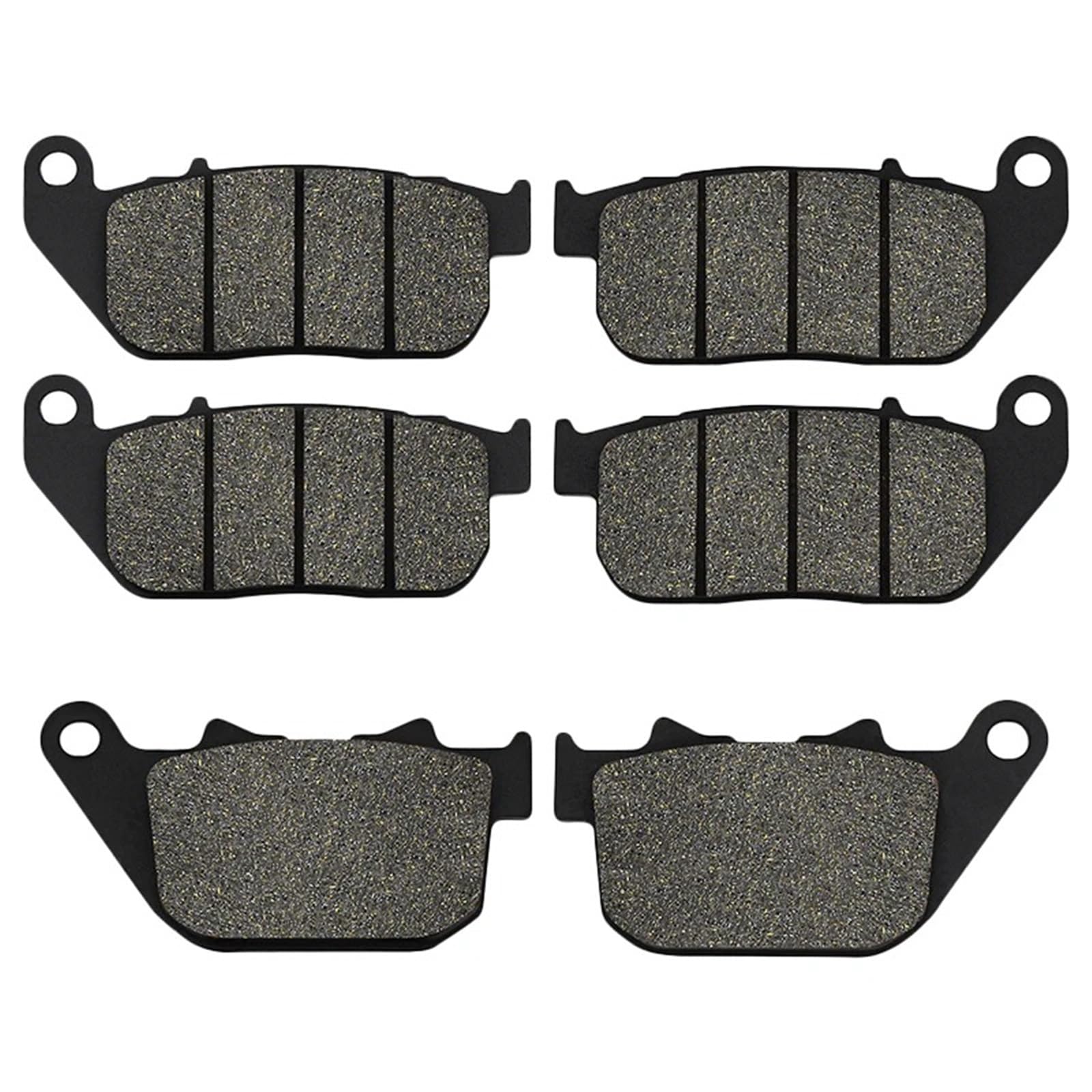 Bremsbeläge Motorrad Für XL883 Sportster XL883R XL 883 R Für Roadster XL1200 XL1200R XL 1200 R 2004-2014 Motorrad Vorne Hinten Bremsbeläge Scheibenbremsbelag(Front Rear 3 Pairs) von OJTEMHBH