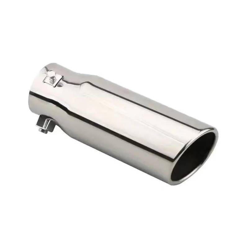 Endrohr Automobil-Auspuffrohr Mit Großem Durchmesser Modifizierter Schalldämpfer Neue Verlängerte Diagonal Plattierte Endgasabdeckung Aus Edelstahl Auspuff Endrohr(Silver one) von OJTEMHBH