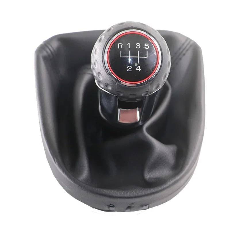 Gang Schaltkopf Für Altea Leon II Toledo III 2004-2012 Auto Manuelle Getriebe Stick Schaltknauf Getriebe Schaltknauf Boot Sitz Getriebe Griff Auto Schalthebel(5 Speed) von OJTEMHBH