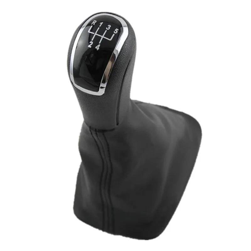 Gang Schaltkopf Für Skoda Für Fabia MK1 2000-2008 2007 2006 2005 5 Geschwindigkeit Vorne Getriebe Shifter Gaitor Knob Hebel Boot Abdeckung Schwarz Auto Schalthebel von OJTEMHBH