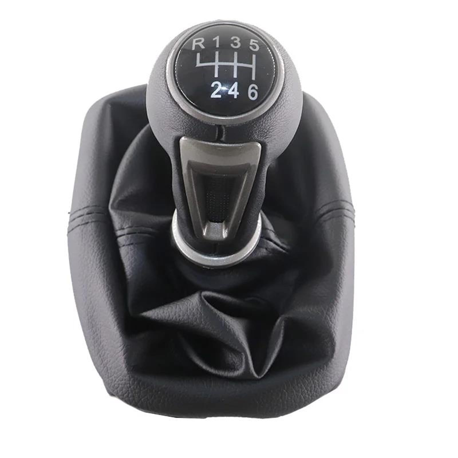 Gang Schaltkopf Für VW Für Sharan 2 II MK2 (7M) 2001-2010 6 Geschwindigkeit Schaltknauf Boot Hebel Shifter Staub Jacke Getriebe Griffe Hebel Ändern Abdeckung Auto Schalthebel(6 Speed Type 8) von OJTEMHBH