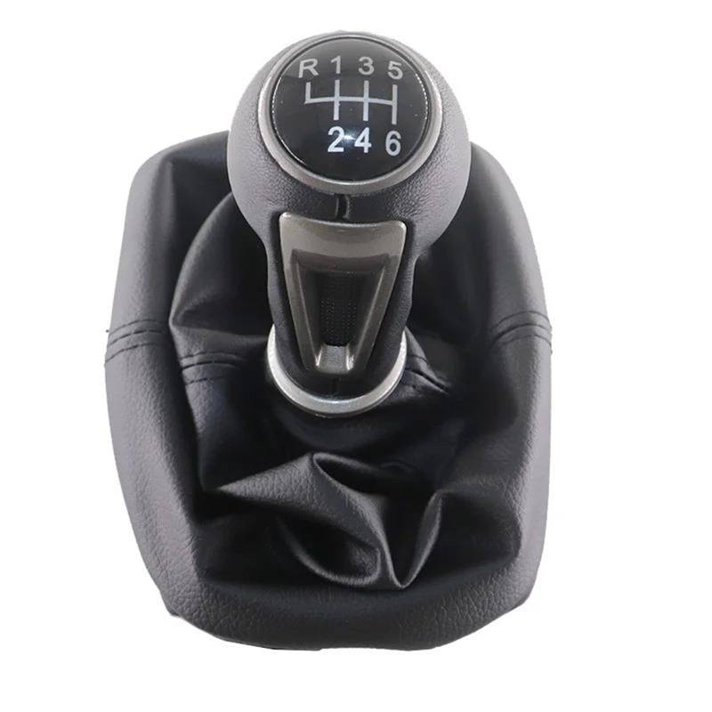 Gang Schaltkopf Für VW Für Sharan 2 II MK2 (7M) 2001-2010 6 Geschwindigkeit Schaltknauf Boot Hebel Shifter Staub Jacke Getriebe Griffe Hebel Ändern Abdeckung Auto Schalthebel(6 Speed Type 8) von OJTEMHBH