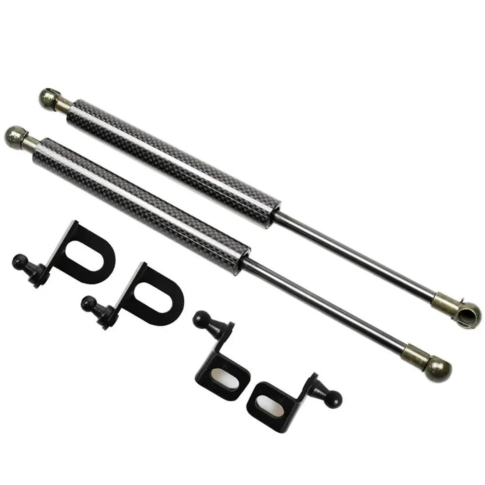 Motorhauben-Gasfeder Für Accord CL7 CL8 CL9 Acura TSX 2002 2003 2004 2005 2006 2007 2008 Vorderen Haube Haube Gas Streben Carbon Faser Lift Unterstützung Haubendämpfer(Schwarz) von OJTEMHBH
