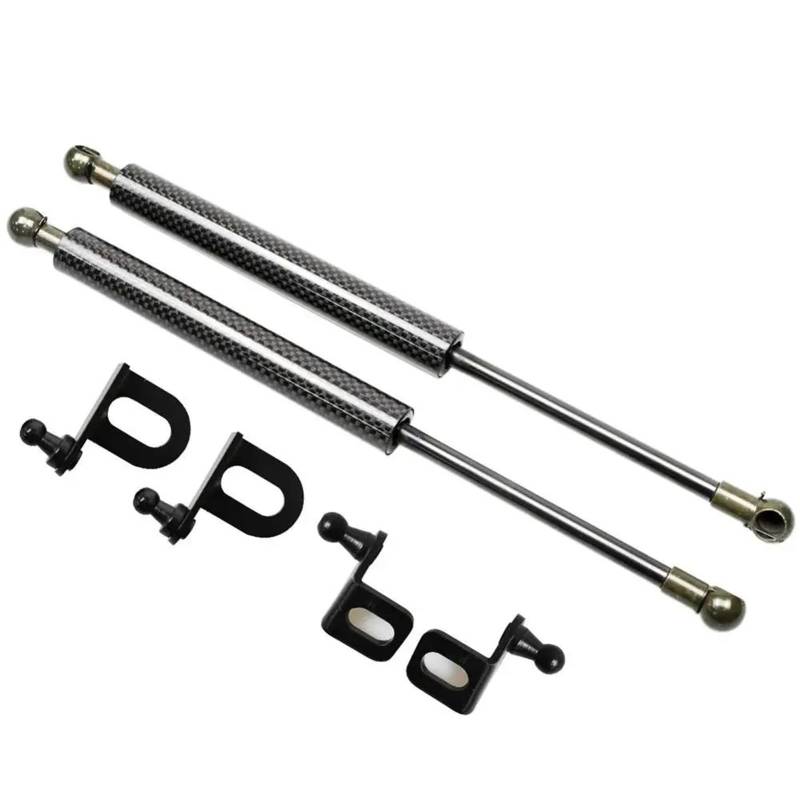 Motorhauben-Gasfeder Für Accord CL7 CL8 CL9 Acura TSX 2002 2003 2004 2005 2006 2007 2008 Vorderen Haube Haube Gas Streben Carbon Faser Lift Unterstützung Haubendämpfer(Schwarz) von OJTEMHBH