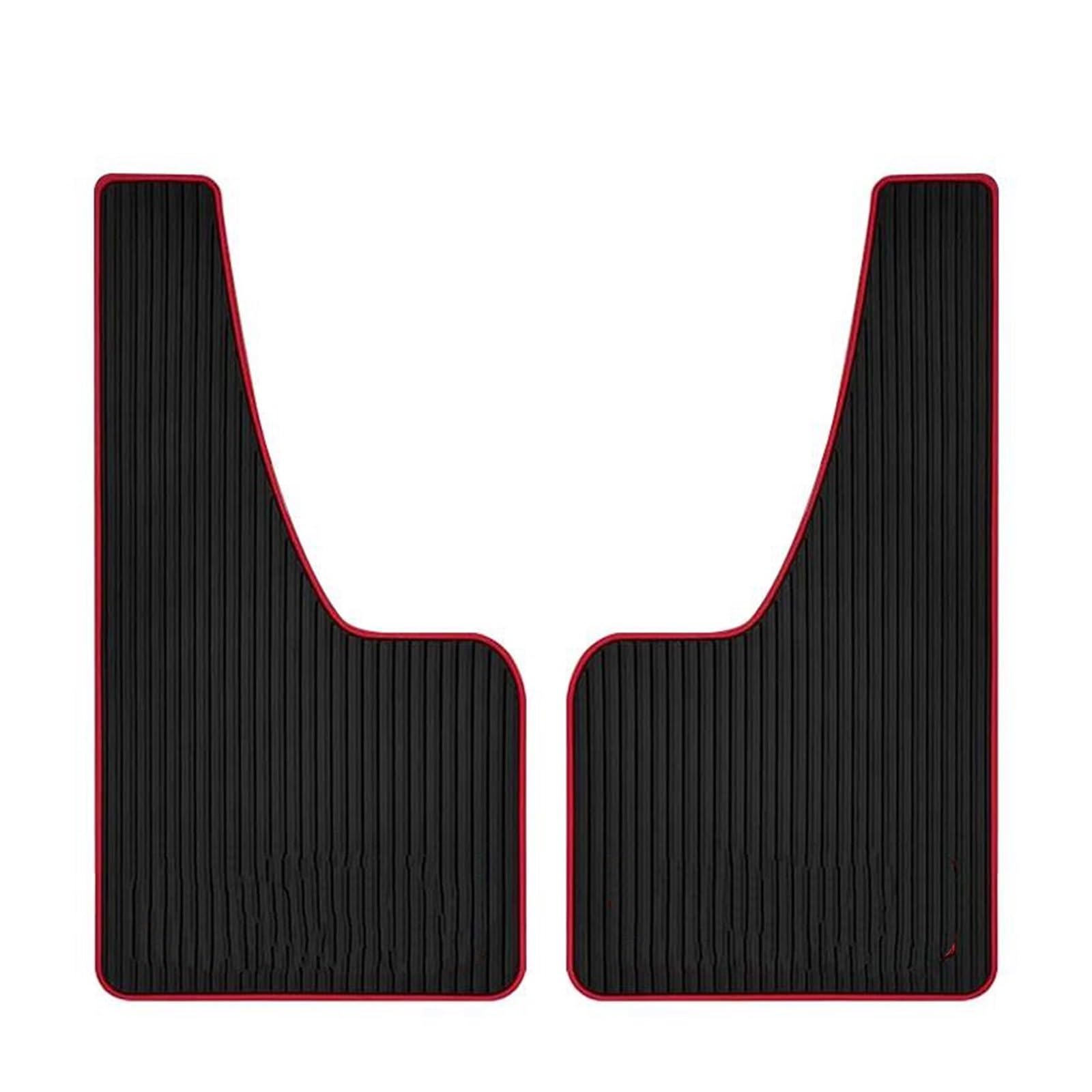 Spritzschutz Kotflügel Universal Auto Kotflügel Vorne Hinterräder Schlamm Klappen PP Splash Fender Guards Für Auto SUV Off-Road Truck Auto Zubehör Kotflügel(2pcs Large Red) von OJTEMHBH