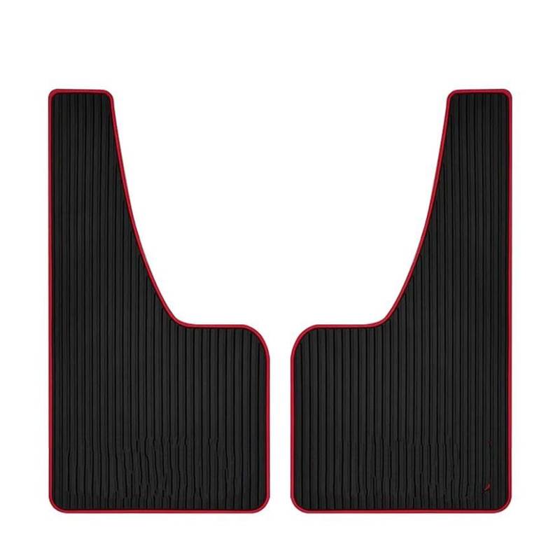Spritzschutz Kotflügel Universal Auto Kotflügel Vorne Hinterräder Schlamm Klappen PP Splash Fender Guards Für Auto SUV Off-Road Truck Auto Zubehör Kotflügel(2pcs Large Red) von OJTEMHBH