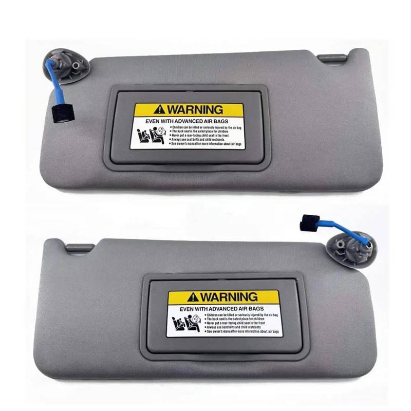 vordere innere Sonnenblende Für Accord 2008–2017 Sonnenblende Grauer Auto-Sonnenschutz Sonnenschutz 83280TA5A51ZA Auto Innen Sonnenblende(Left Right Set) von OJTEMHBH