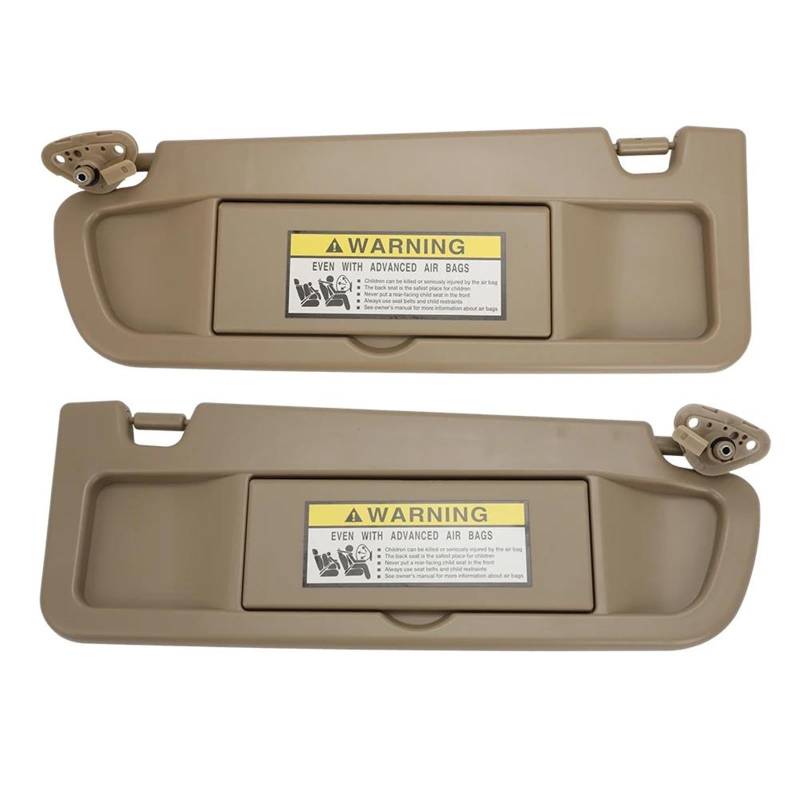 vordere innere Sonnenblende Für Civic Coupe Limousine 2006 2007 2008 2009 2010 2011 Sonnenblende Sonnenschutz Links Fahrer Rechts Beifahrerseite Sonnenblende Schatten Auto Innen Sonnenblende(Beige 1 S von OJTEMHBH