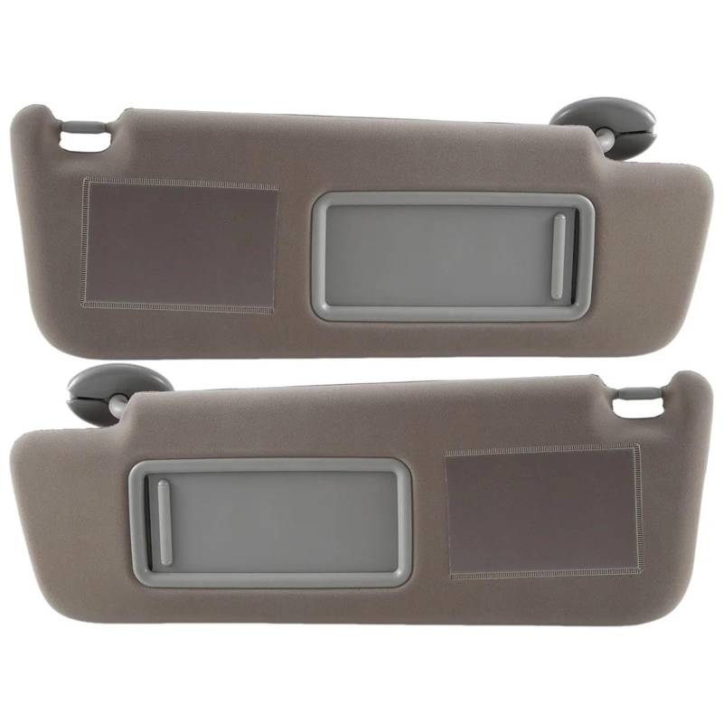 vordere innere Sonnenblende Für Toyota Für Prado 2002 2003 2004 2005 2006 2007 2008 2009 1 Paar Auto Beige Sonnenblende Montage 74320-60850-B1 Auto Innen Sonnenblende von OJTEMHBH