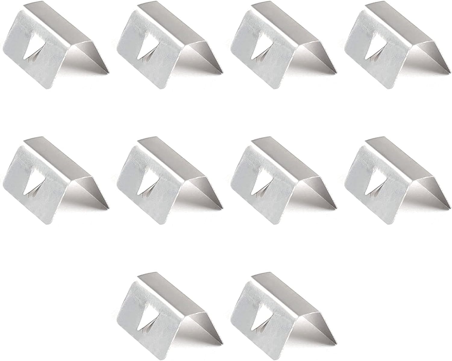 OKBY Windabweiser-Clips - Universelles Auto Wind Regenabweiser Kanal Edelstahl Befestigung Halteklammern Set(12pcs) von OKBY