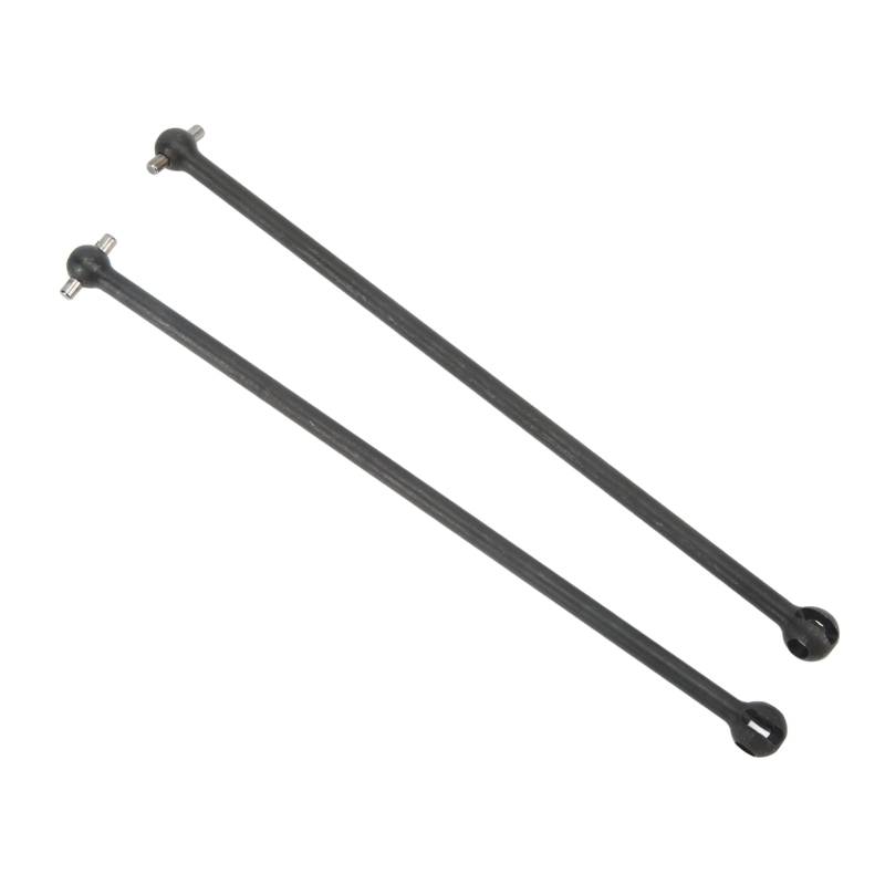 OKJHFD 2pcs RC -Antriebswellen -Achsen -Upgrades Teil, RC -Antriebswelle, effizienter Drivetrain RC CVD -Antriebswelle für 1/5 Ausgestoßene Kraton 8s (Schwarz) von OKJHFD