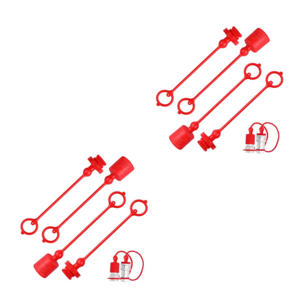 OKUMEYR 4 Sets Hydraulische Schlauch Set 3/8 Zoll Koppler Kappen Quick Connect Abdeckungen Halte OKUMEYR 4 Sets Hydraulische Schlauch Set 3/8 Zoll Koppler Kappen Quick Connect Abdeckungen Halte von OKUMEYR