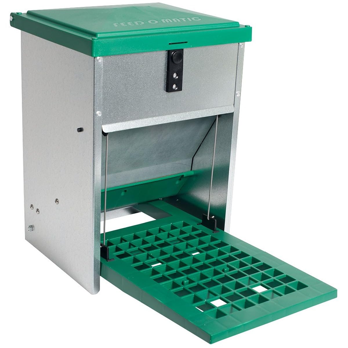 Futterautomat Feedomatic 5kg mit Trittplatte für 5kg Futter, Geflügel-Futterautomat, Hühnertrog, Futtertrog Futterautomat Feedomatic 5kg mit Trittplatte für 5kg Futter, Geflügel-Futterautomat, Hühnertrog, Futtertrog von OLBA