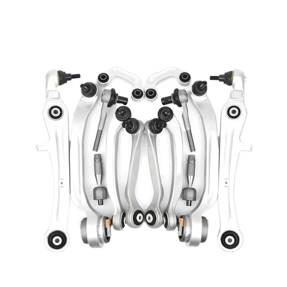 14-teiliges Querlenker-Kugelgelenk for die Vorderachse, Stabilisator, Spurstangenkopf-Kits, kompatibel mit Audi A8 D3 2002 2003 2004 2005 2006 2007 2008 2009 2010, Kfz-Querlenkerbuchsen-Kit 14-teiliges Querlenker-Kugelgelenk for die Vorderachse, Stabilisator, Spurstangenkopf-Kits, kompatibel mit Audi A8 D3 2002 2003 2004 2005 2006 2007 2008 2009 2010, Kfz-Querlenkerbuchsen-Kit von OLCYBDFC