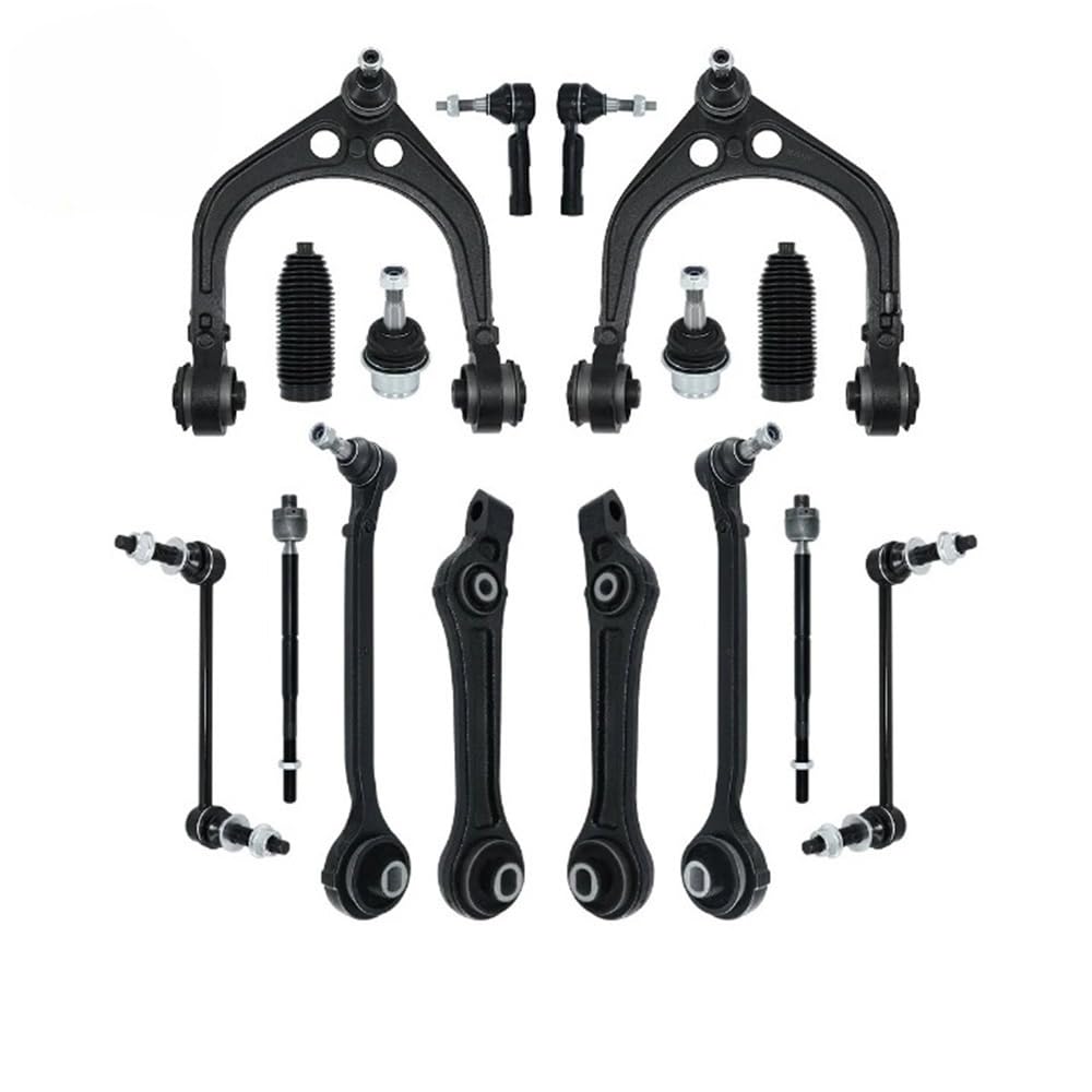 16-teiliges Kugelgelenk-Stabilisator-Kit for den vorderen unteren Querlenker, kompatibel mit Chrysler 300, kompatibel mit Dodge Challenger Charger 2005 2006 2007 2008 2009 2010, Kfz-Querlenkerbuchsen- 16-teiliges Kugelgelenk-Stabilisator-Kit for den vorderen unteren Querlenker, kompatibel mit Chrysler 300, kompatibel mit Dodge Challenger Charger 2005 2006 2007 2008 2009 2010, Kfz-Querlenkerbuchsen- von OLCYBDFC