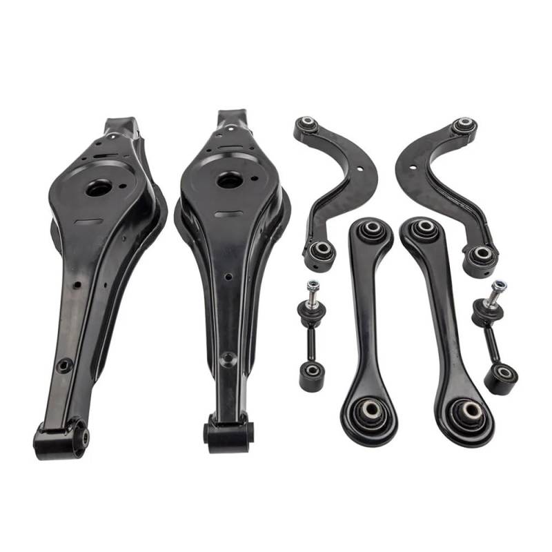 8-teiliger Querlenkersatz Hinterachse links und rechts Kompatibel for Audi A3 8P Kompatibel for VW Golf 5 6 Passat 3C Kompatibel for Touran Kfz-Ersatz-Querlenkerbuchsensatz Querlenker von OLCYBDFC