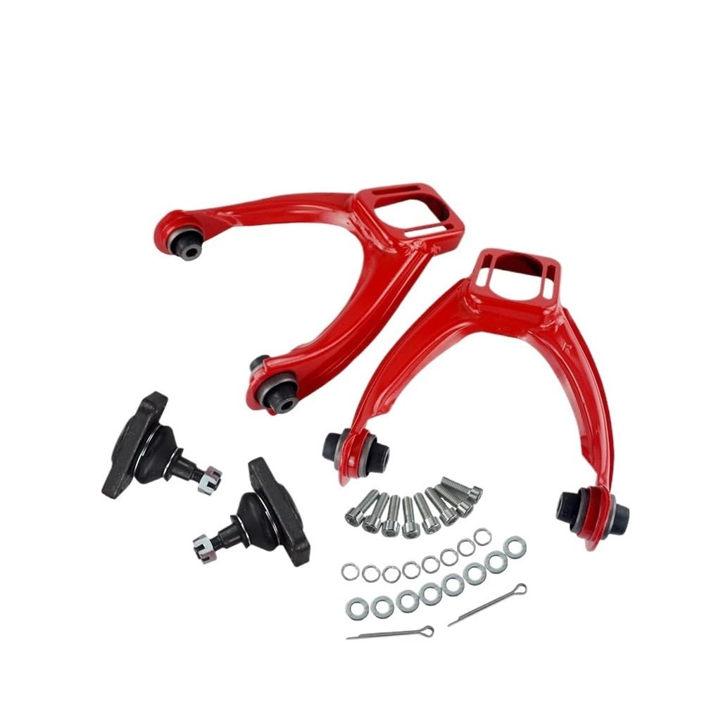 Einstellbarer (L&R) Sturzsatz for den vorderen oberen Querlenker, kompatibel mit Honda Civic Ek EJ EM 96-00 WLR9871 Kfz-Schwingarm oben und unten, Ausgleichsstange, Kugelkopf, Spurstangen, Querlenker von OLCYBDFC
