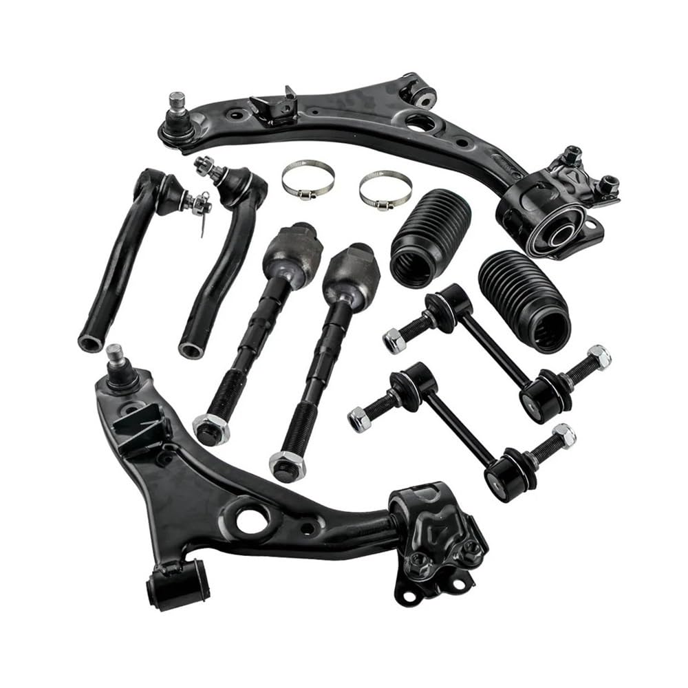 Kfz-Ersatz-Querlenker, 10 Stück, vorderer unterer Querlenker, innere und äußere Spurstange, kompatibel mit Ford Edge, kompatibel mit Lincoln MKX 07–14 K620487 K620486 K750159 EV800576 Querlenker Kfz-Ersatz-Querlenker, 10 Stück, vorderer unterer Querlenker, innere und äußere Spurstange, kompatibel mit Ford Edge, kompatibel mit Lincoln MKX 07–14 K620487 K620486 K750159 EV800576 Querlenker von OLCYBDFC