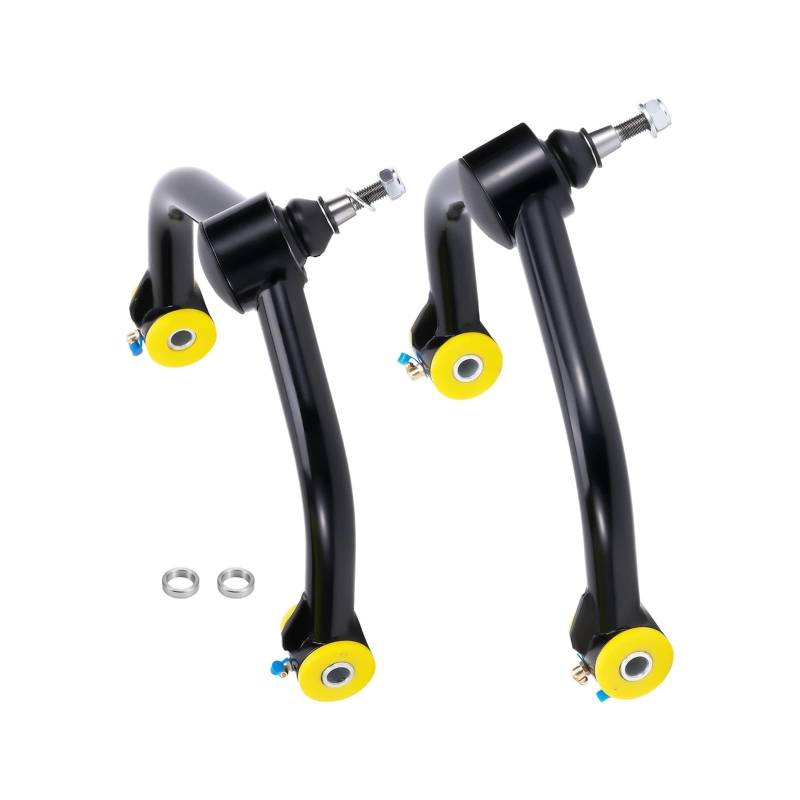 Kfz-Ersatz-Querlenker, 2 x vordere obere Querlenker, 2–4 Zoll Hub, kompatibel mit Dodge Ram 1500 2006–2023, 4WD, Kfz-Ersatz-Lenksystem-Ausrüstung, Auto-Chassis-Teile von OLCYBDFC