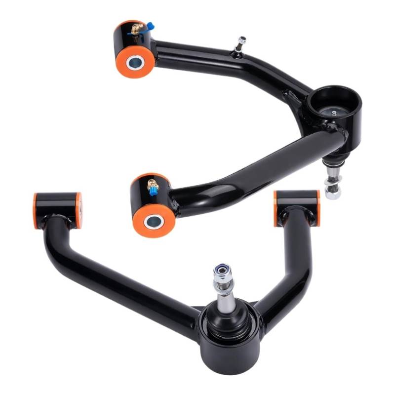 Kfz-Ersatz-Querlenker, vordere obere Querlenker, 2–4 Zoll Hub, kompatibel mit Chevy Silverado Sierra 2014 2015 2016 2017 2018 2WD 4WD, Kfz-Ersatz-Lenksystem-Ausrüstung von OLCYBDFC