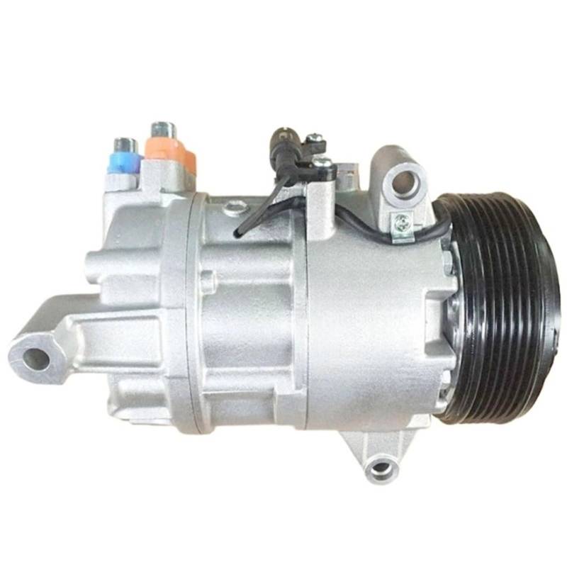 OLCYBDFC AC-Kompressor for Auto, kompatibel mit BMW E46 316i 318i Aircon Car 64509182795 64526908660 64526918751 64529145352 64529175669 64529182795 CSV613 Kompressoren for Kfz-Klimaanlagen von OLCYBDFC