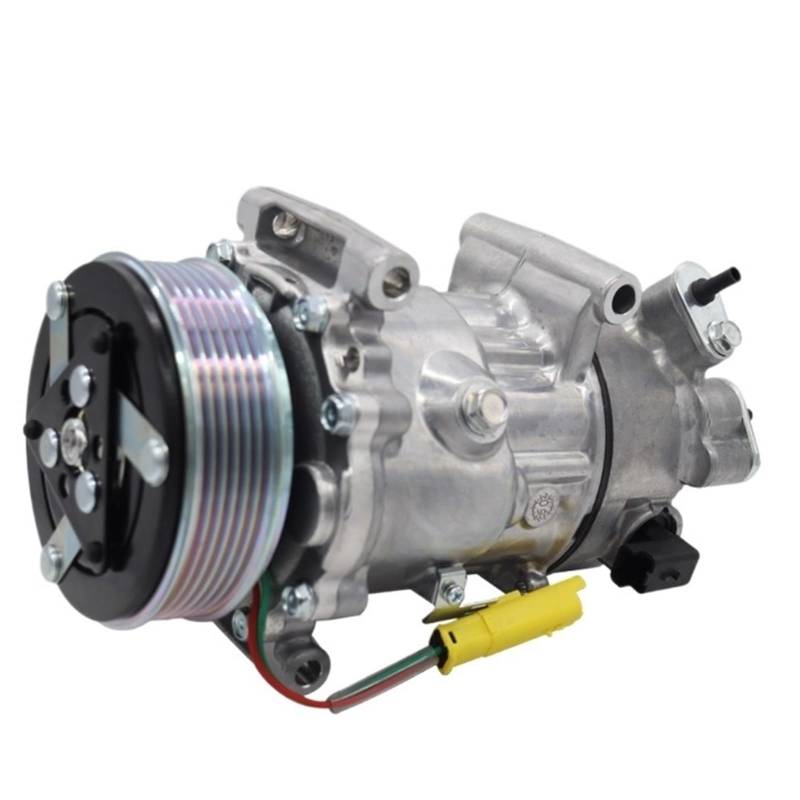 OLCYBDFC AC-Kompressor for Auto, kompatibel mit Citroen C5, kompatibel mit PEUGEOT 508 2.0 1618094580 9677824580 9819714780 12 V SD6C12 Klimaanlage, AC-Kompressor, Klimaanlagenkompressor von OLCYBDFC