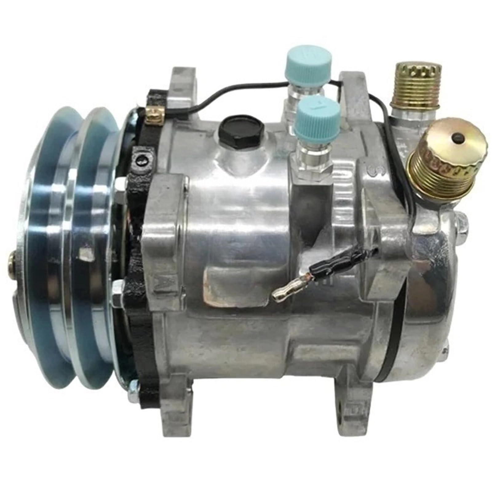OLCYBDFC AC-Kompressor for Auto, kompatibel mit SANDEN 505 9056 SD505 SD5H09, 2PK, UNIVERSAL, Compresor De Aire Para Carro, A/C, Kfz-Ersatz-Klimakompressoren, Klimaanlagenkompressor(24VO) von OLCYBDFC