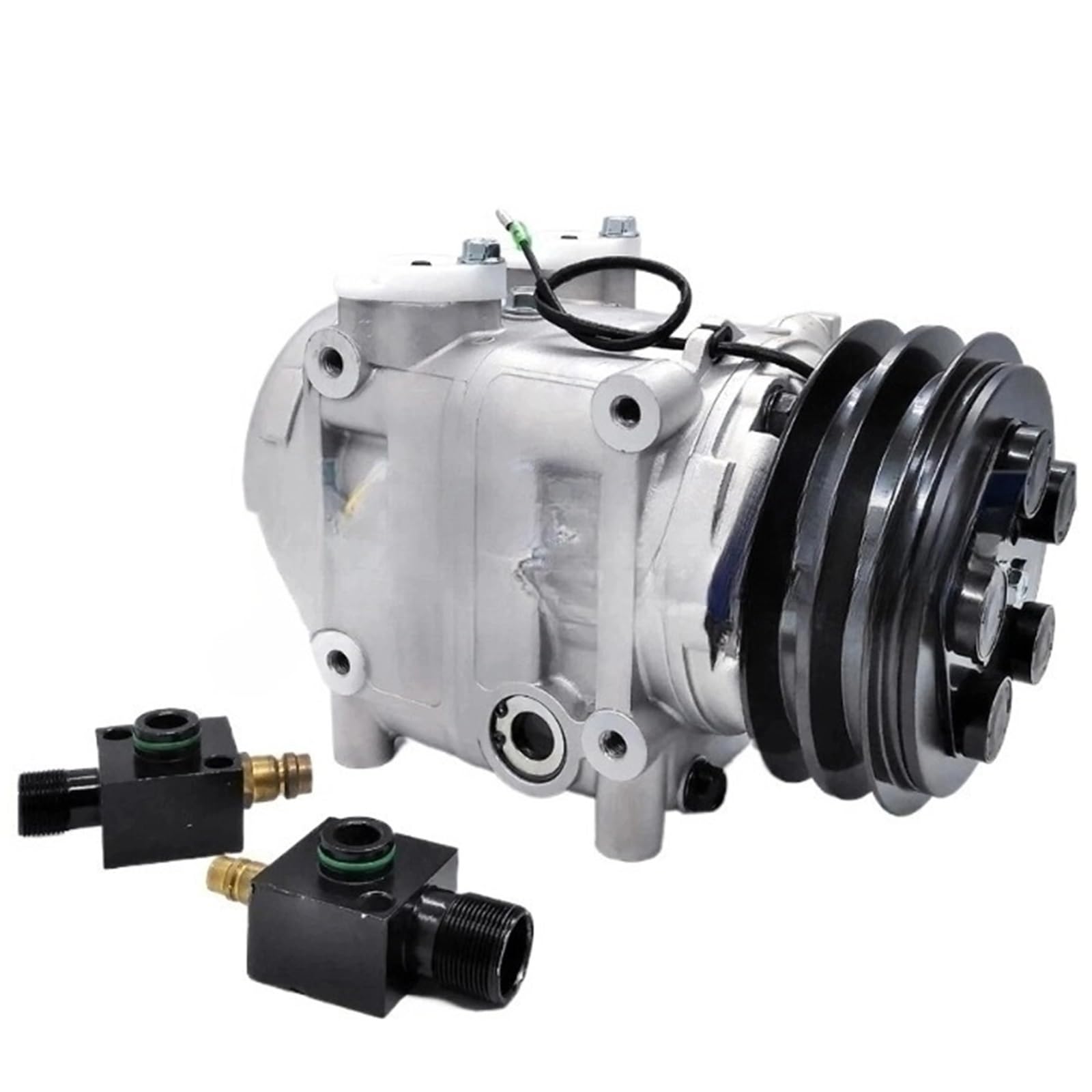 OLCYBDFC Klimaanlage AC-Kompressor Auto-Kühlpumpe for Auto TM31 24 V 12 V 2 GROOVES TM 31 10046520 488-46520 48846520 159 mm TM31 Kfz-Ersatz-Klimakompressoren(24VO) von OLCYBDFC