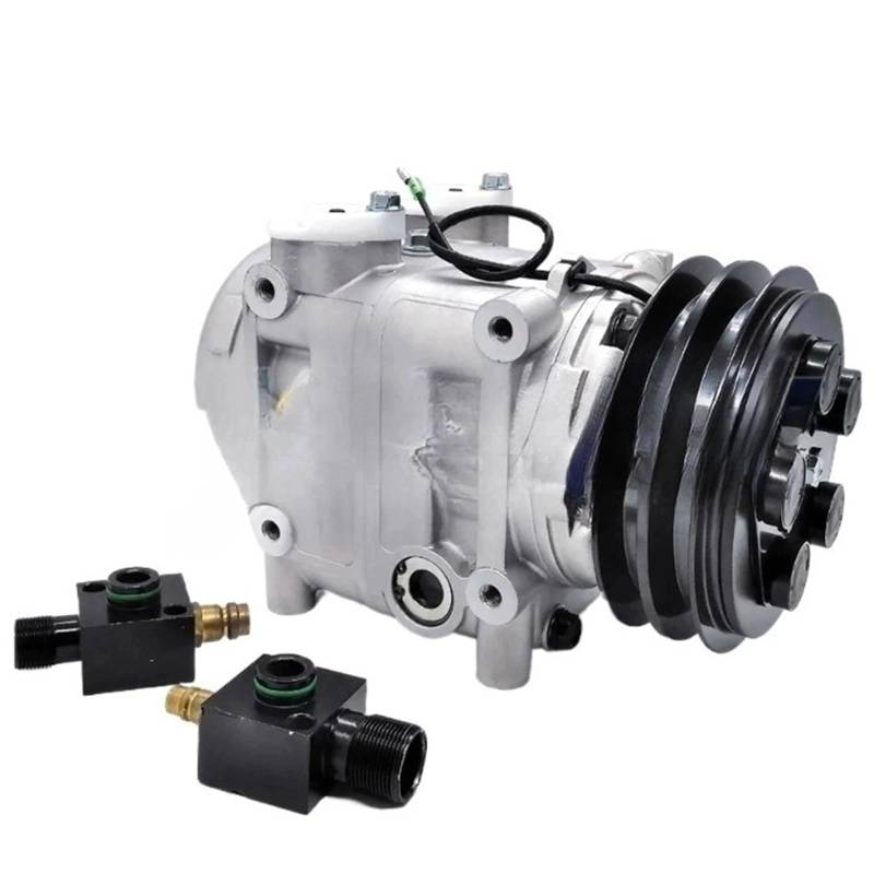OLCYBDFC Klimaanlage AC-Kompressor Auto-Kühlpumpe for Auto TM31 24 V 12 V 2 GROOVES TM 31 10046520 488-46520 48846520 159 mm TM31 Kfz-Ersatz-Klimakompressoren(24VO) von OLCYBDFC